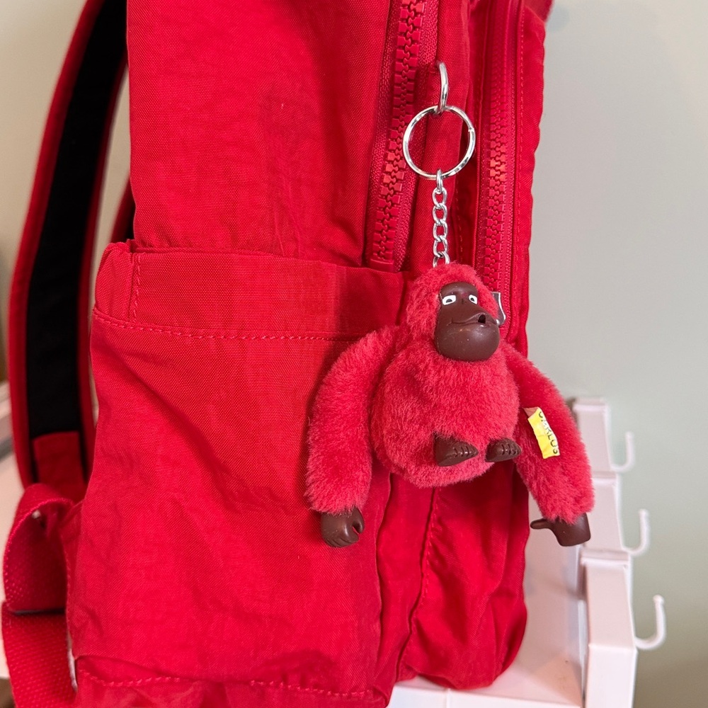 Kipling Cherry Red Backpack - image 2